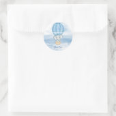 Blue Elephant Hete Luchtballon Sticker (Tas)
