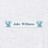Blue Elephant Kids' Name Clothing School Labels (Design 2)