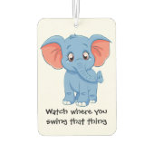 Blue Elephant  Luchtverfrisser (Achterkant)