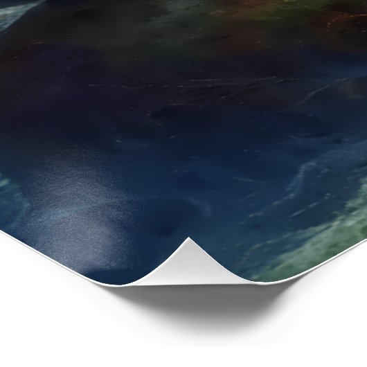 Blue Elephant  Perfect Poster (Hoek)