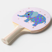 Blue Elephant Ping Pong Paddle Tafeltennisbatje (Voorkant Gekanteld)