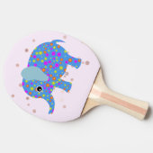 Blue Elephant Ping Pong Paddle Tafeltennisbatje (Zijkant)