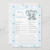 Blue Elephant Polka Dot Baby Predication & Advice