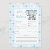 Blue Elephant Polka Dot Baby Predication & Advice (Voorkant / Achterkant)