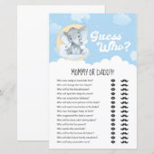 Blue Elephant raad wie mama of papa spelen (Voorkant / Achterkant)