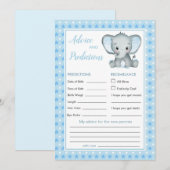 Blue Elephant Stars Baby Predication & Advice (Voorkant / Achterkant)