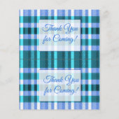 Blue Elephant Thleguy baby shower games Flyer (Achterkant)