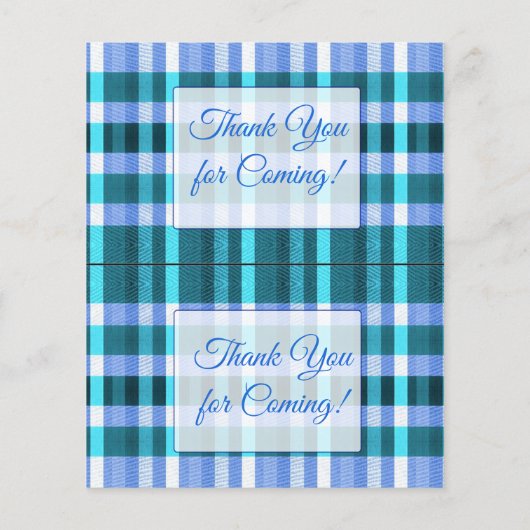 Blue Elephant Thleguy baby shower games Flyer (Achterkant)