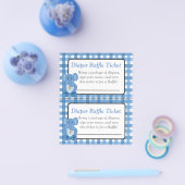 Blue Elephant Thleguy baby shower games Flyer (Enkel)