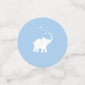 Blue Elephants Little Ones van Him Belong Baptisme Confetti (Kleine voorkant)