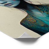 Blue Elf Fantasy Art Poster (Hoek)