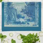 Blue Elk Handdoek (Gevouwen)
