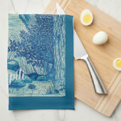 Blue Elk Handdoek (Quarter Fold)