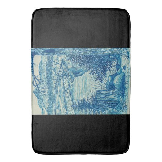 Blue Elk Mat (Voorkant Verticaal)