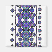 Blue Embroidery Magneet (Voorkant)