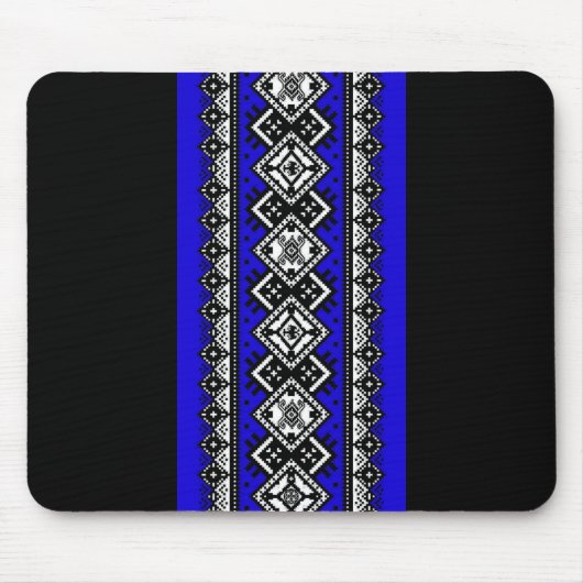 Blue Embroidery Muismat (Voorkant)