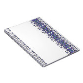 Blue Embroidery Notitieboek (Rechterzijde)