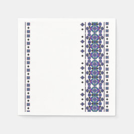 Blue Embroidery Servet