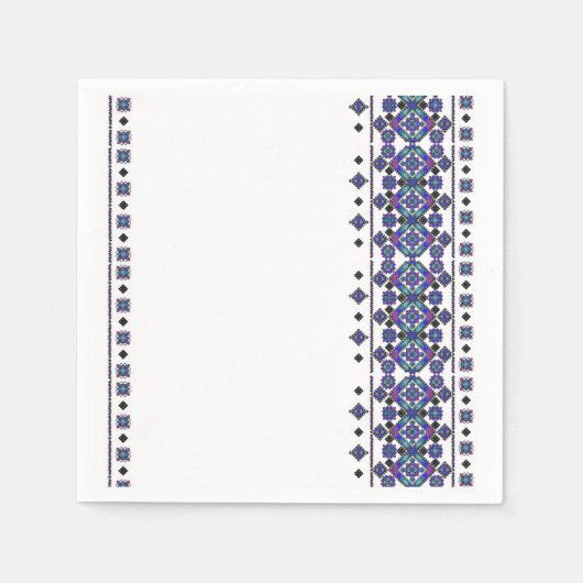Blue Embroidery Servet (Voorkant)