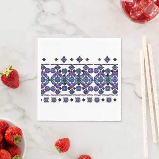 Blue Embroidery Servet (Insitu)