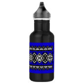 Blue Embroidery Waterfles (Rechts)