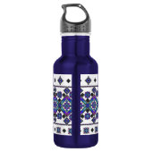 Blue Embroidery Waterfles (Achterkant)