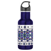 Blue Embroidery Waterfles (Voorkant)