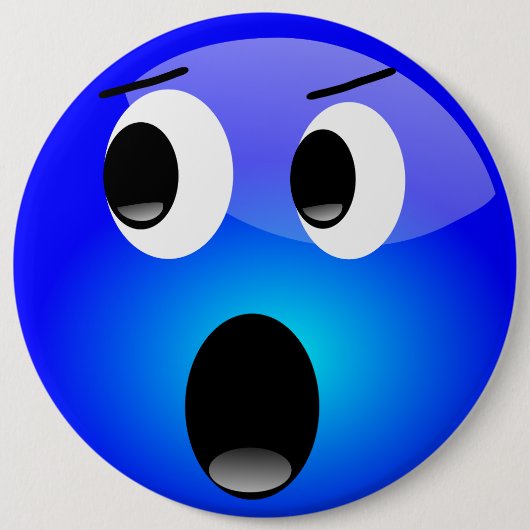Blue Emoji Button (Voorkant)