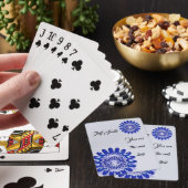 Blue Employee Recognition Waardering Dank u Pokerkaarten (Insitu)