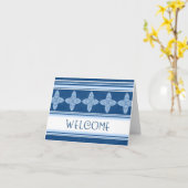 Blue Employee Welkom bij de Team Kaart (Gele Bloem)