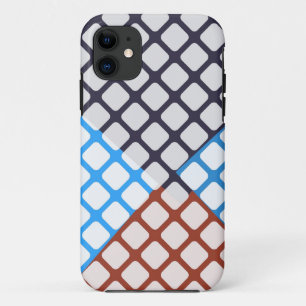 Blue en Brown Diamond Argyle iPhone 11 Hoesje