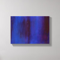 Blue en Burgundy Abstracte Streaks