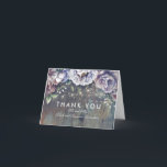 Blue en Maroon  rustieke bruiloft Dank u Bedankkaart<br><div class="desc">Rustieke vintage bruiloft bedankkaarten</div>