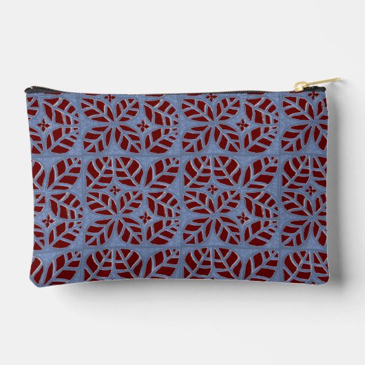 Blue en Maroon toilettas Etui (Achterkant)