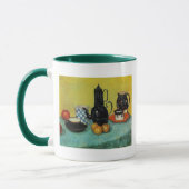 Blue Enamel Coffee Pot van Vincent van Gogh Mok (Links)