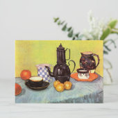 Blue Enamel Coffeepot van Vincent van Gogh (Staand voorkant)