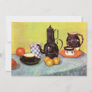 Blue Enamel Coffeepot van Vincent van Gogh