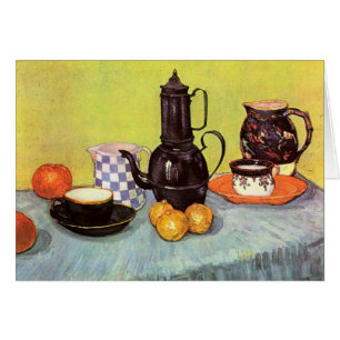 Blue Enamel Coffeepot van Vincent van Gogh