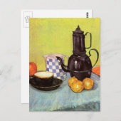 Blue Enamel Coffeepot van Vincent van Gogh Briefkaart (Voorkant / Achterkant)