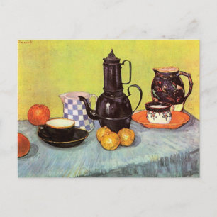 Blue Enamel Coffeepot van Vincent van Gogh Briefkaart