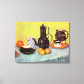 Blue Enamel Coffeepot van Vincent van Gogh Canvas Afdruk (Voorkant)