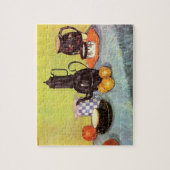 Blue Enamel Coffeepot van Vincent van Gogh Legpuzzel (Verticaal)