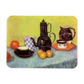 Blue Enamel Coffeepot van Vincent van Gogh Magneet (Horizontaal)