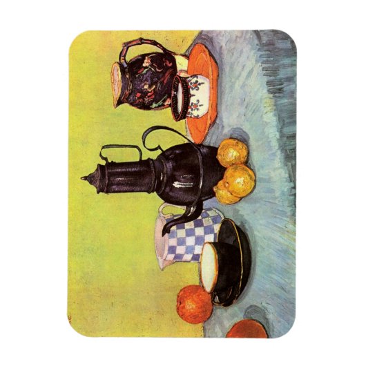 Blue Enamel Coffeepot van Vincent van Gogh Magneet (Verticaal)