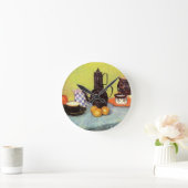 Blue Enamel Coffeepot van Vincent van Gogh Ronde Klok (Huis)