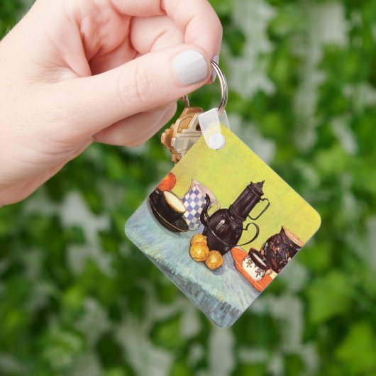 Blue Enamel Coffeepot van Vincent van Gogh Sleutelhanger (Hand)