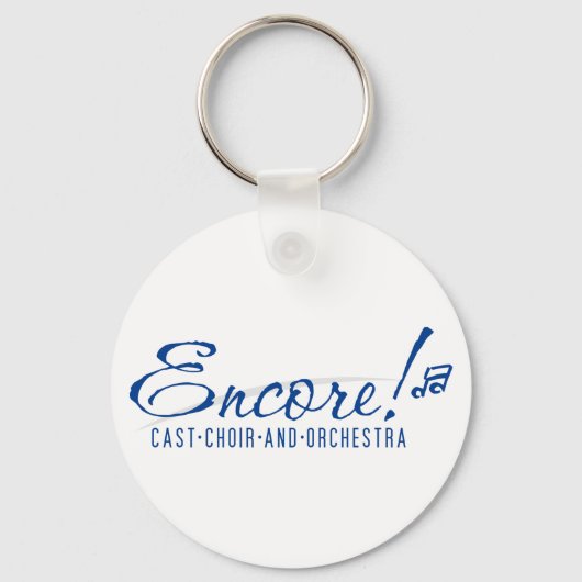 Blue Encore Sleutelhanger (Voorkant)