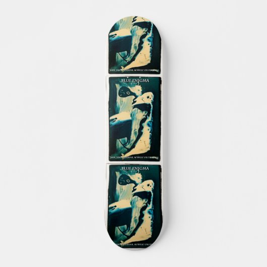 BLUE ENIGMA PERSOONLIJK SKATEBOARD (Voorkant)