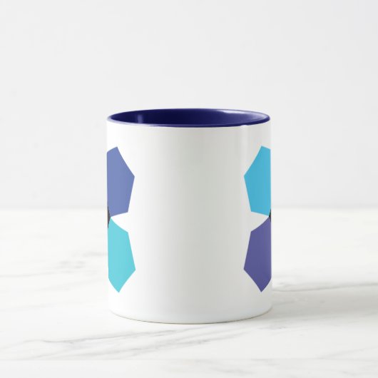 Blue EPP-mok voor blokkoffie Mok (Midden)