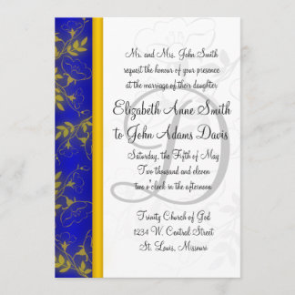 Blue Escape Wedding Uitnodiging
